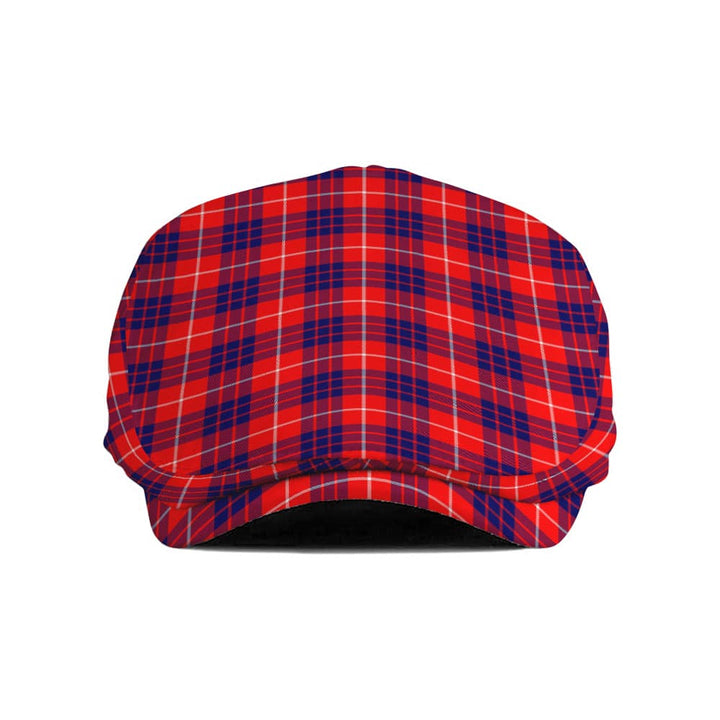 Scottish Hamilton Modern Clan Tartan Flat Cap Tartan Plaid 1