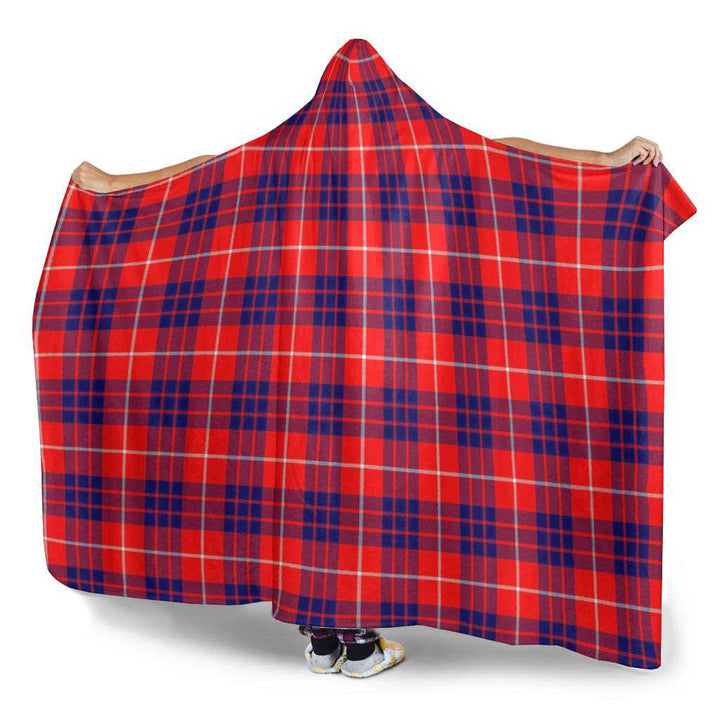 Scottish Hamilton Modern Clan Tartan Hooded Blanket Tartan Plaid 3
