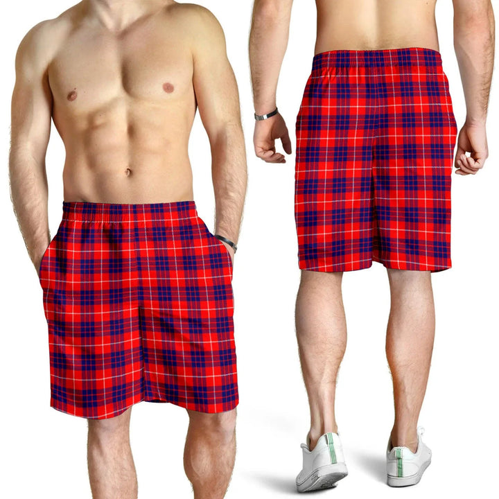 Scottish Hamilton Modern Clan Tartan Men's Shorts