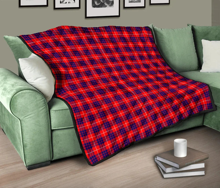 Scottish Hamilton Modern Clan Tartan Quilt Tartan Plaid 10
