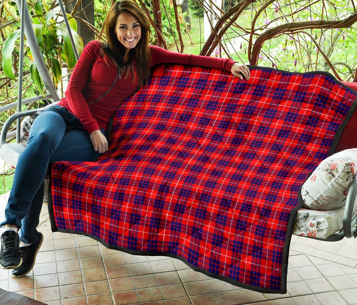 Scottish Hamilton Modern Clan Tartan Quilt Tartan Plaid 5