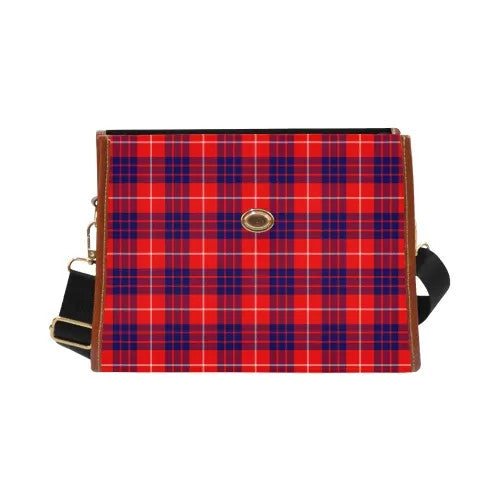 Scottish Hamilton Modern Clan Tartan Waterproof Canvas Bag Tartan Plaid 2