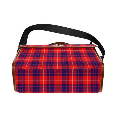 Scottish Hamilton Modern Clan Tartan Waterproof Canvas Bag Tartan Plaid 4