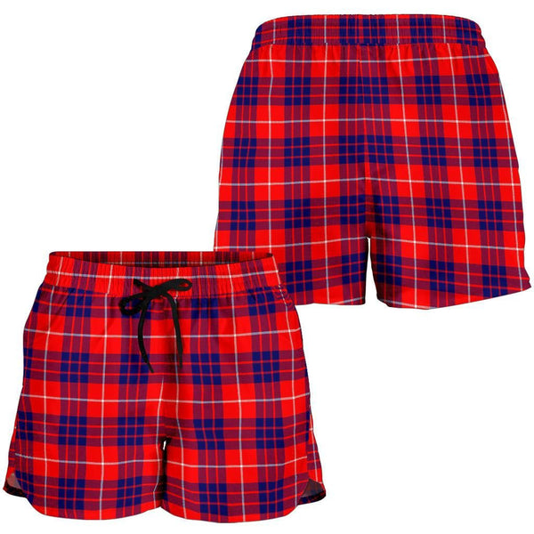 Scottish Hamilton Modern Clan Tartan Women Shorts