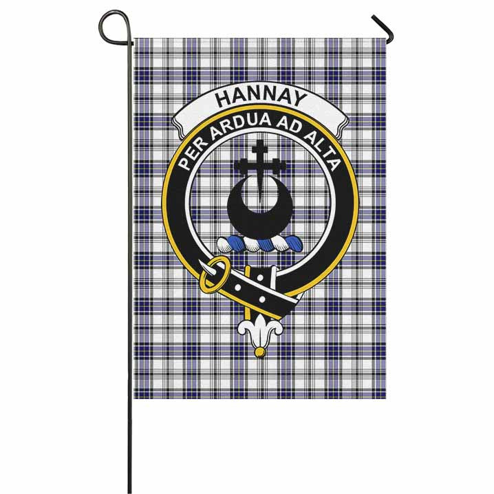 Scottish Hannay Clan Crest Tartan Garden Flag Tartan Plaid 1
