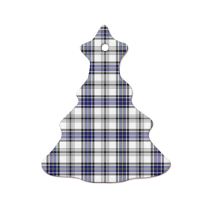 Scottish Hannay Modern Clan Tartan Ceramic Ornament  Tree Shape Tartan Plaid