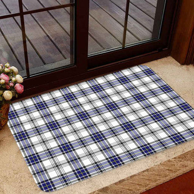 Scottish Hannay Modern Clan Tartan Door Mat Tartan Plaid 1