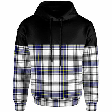 Scottish Hannay Modern Clan Tartan Hoodie - Horizontal Style Front Side Tartan Plaid