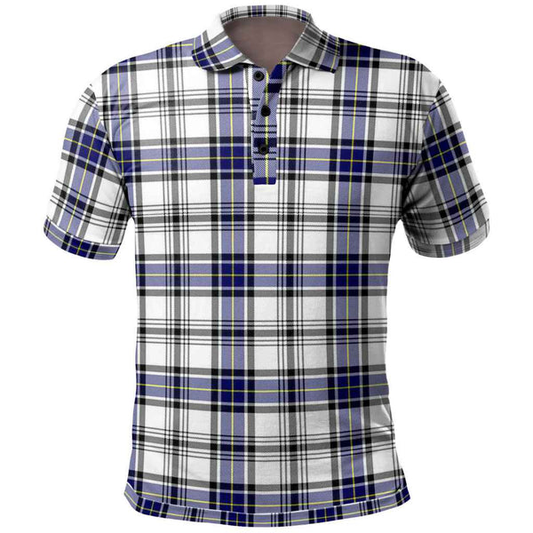 Scottish Hannay Modern Clan Tartan Polo Shirt Front Side Tartan Plaid