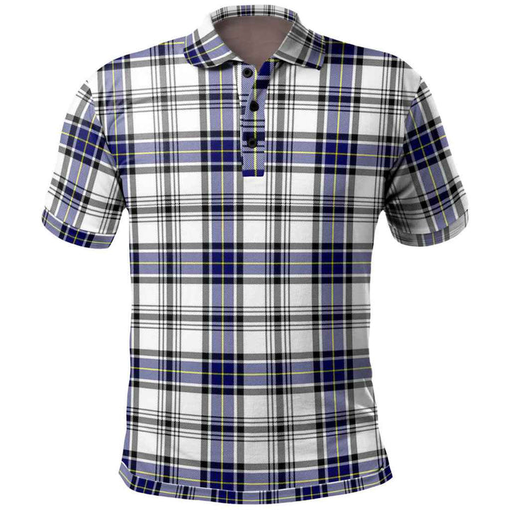 Scottish Hannay Modern Clan Tartan Polo Shirt Front Side Tartan Plaid
