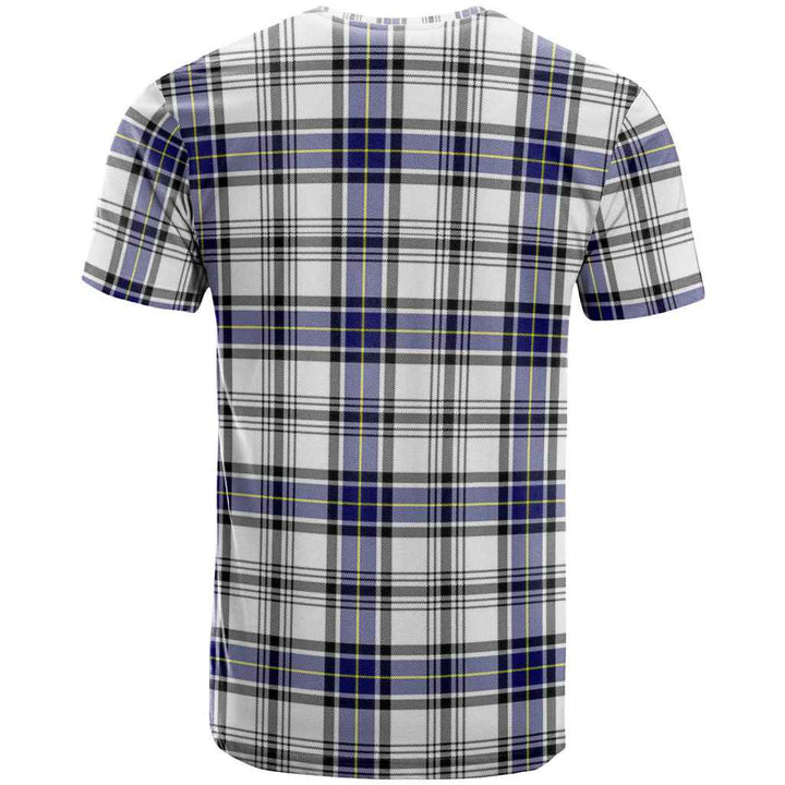Scottish Hannay Modern Clan Tartan T-Shirt Back Side Tartan Plaid