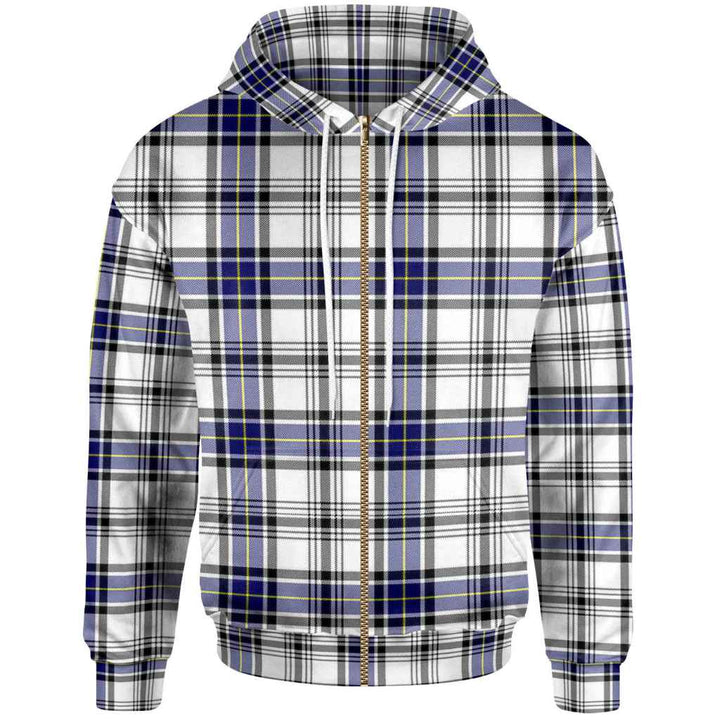 Scottish Hannay Modern Clan Tartan Hoodie Zip Tartan Plaid