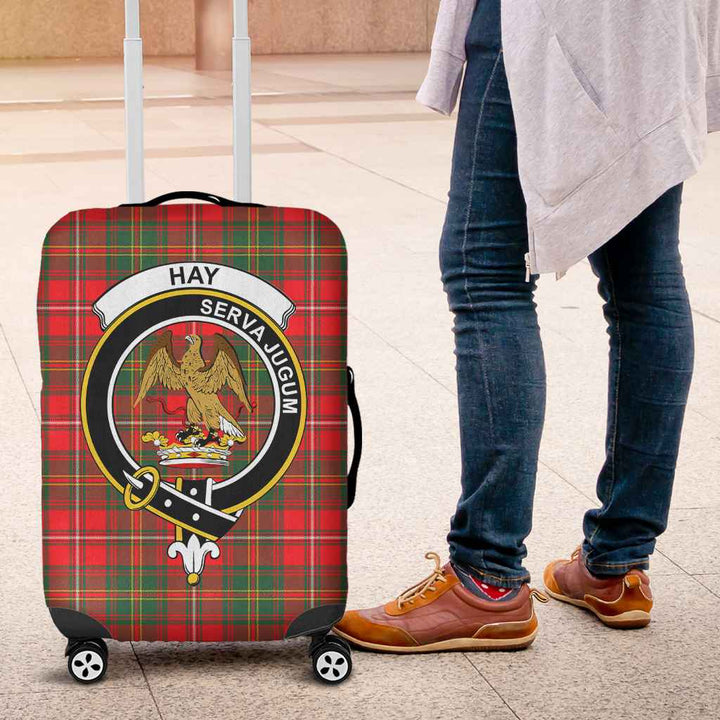 Scottish Hay Clan Crest Tartan Luggage Cover Tartan Plaid 4