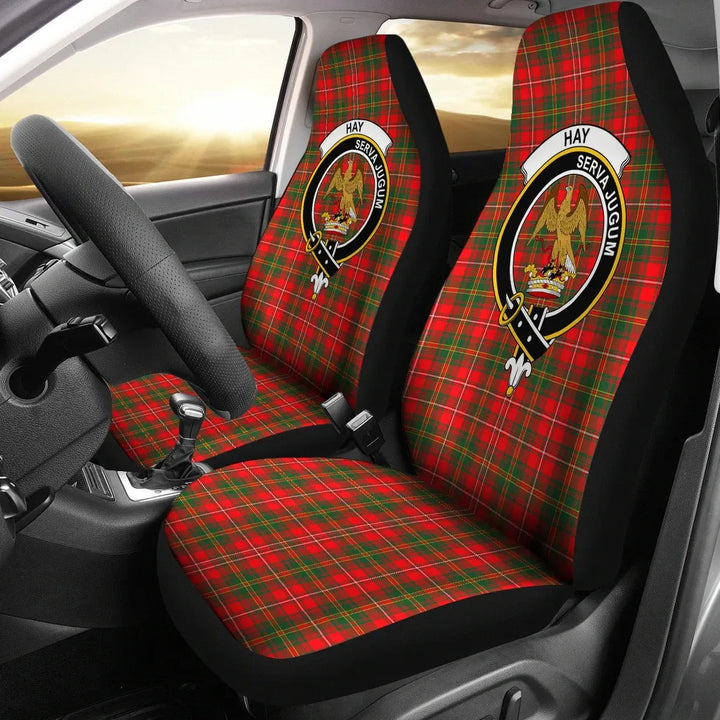 Scottish Hay Modern Clan Crest Tartan Car Seat Covers 2