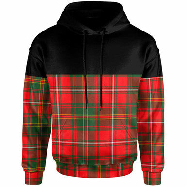 Scottish Hay Modern Clan Tartan Hoodie - Horizontal Style Front Side Tartan Plaid