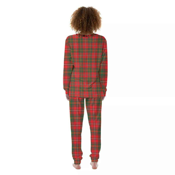 Scottish Hay Modern Clan Tartan Pajama Set Women Back Side Tartan Plaid