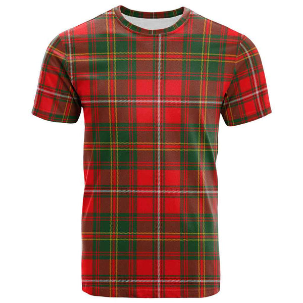 Scottish Hay Modern Clan Tartan T-Shirt Front Side Tartan Plaid