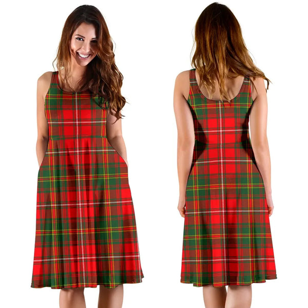 Scottish Hay Modern Clan Tartan Women Midi Dress