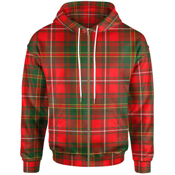 Scottish Hay Modern Clan Tartan Hoodie Zip Tartan Plaid