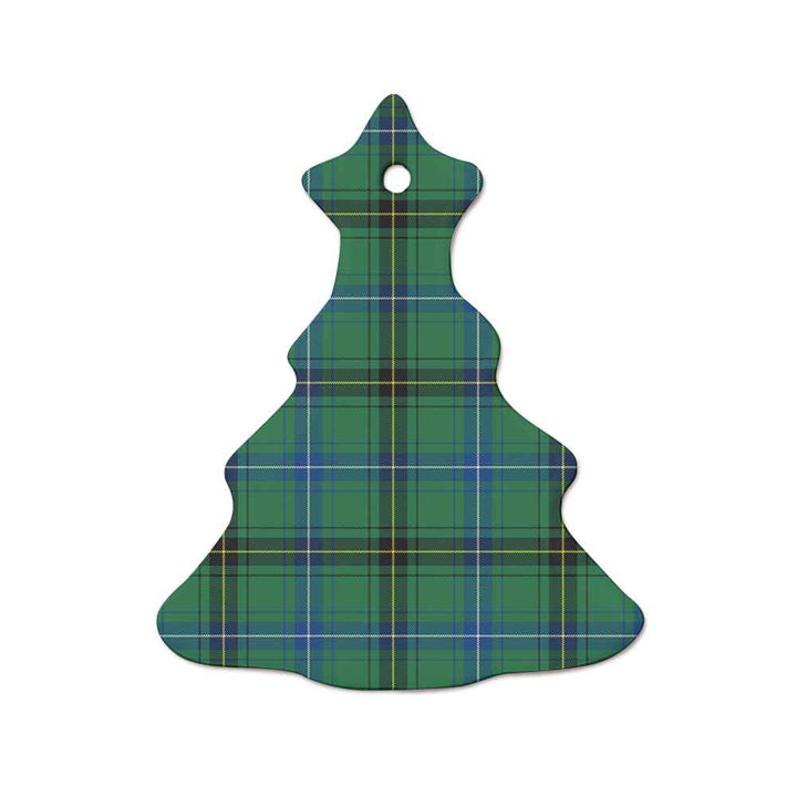 Scottish Henderson Ancient Clan Tartan Ceramic Ornament  Tree Shape Tartan Plaid