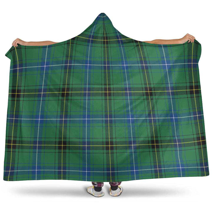 Scottish Henderson Ancient Clan Tartan Hooded Blanket Tartan Plaid 1