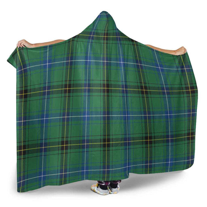 Scottish Henderson Ancient Clan Tartan Hooded Blanket Tartan Plaid 2