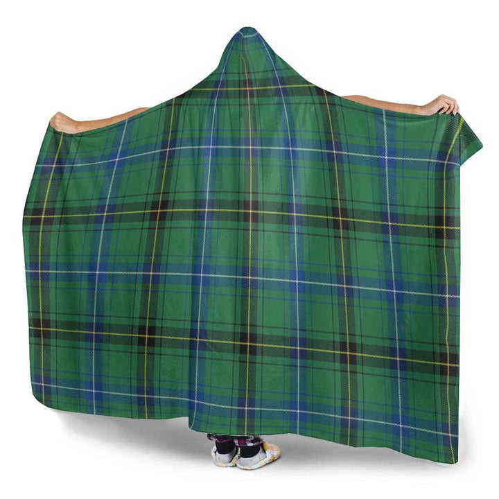 Scottish Henderson Ancient Clan Tartan Hooded Blanket Tartan Plaid 3