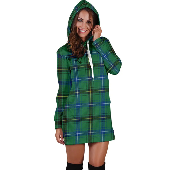 Scottish Henderson Ancient Clan Tartan Hoodie Dress