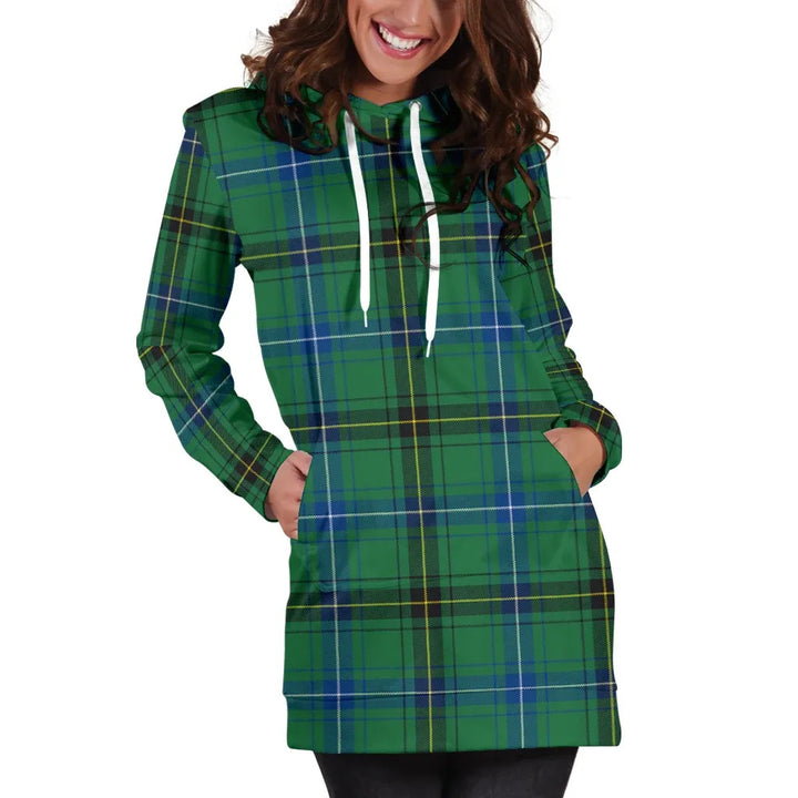 Scottish Henderson Ancient Clan Tartan Hoodie Dress