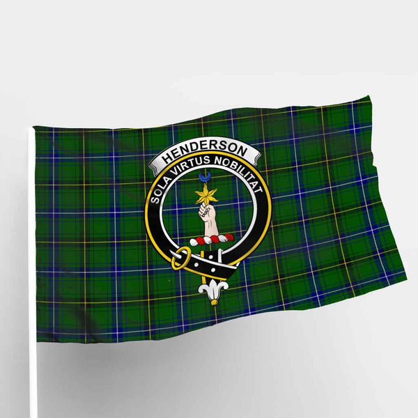 Scottish Henderson Clan Crest Tartan Flag Parade Tartan Plaid 1