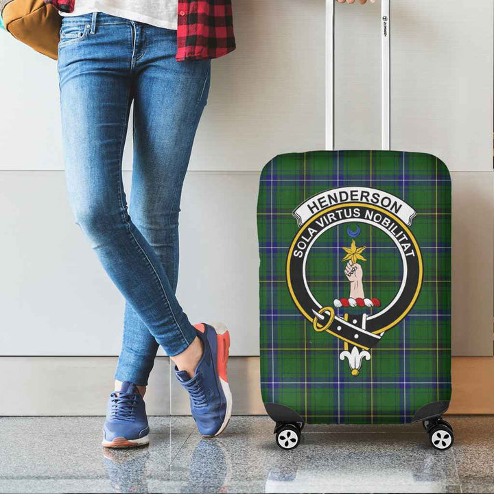 Scottish Henderson Clan Crest Tartan Luggage Cover Tartan Plaid 2