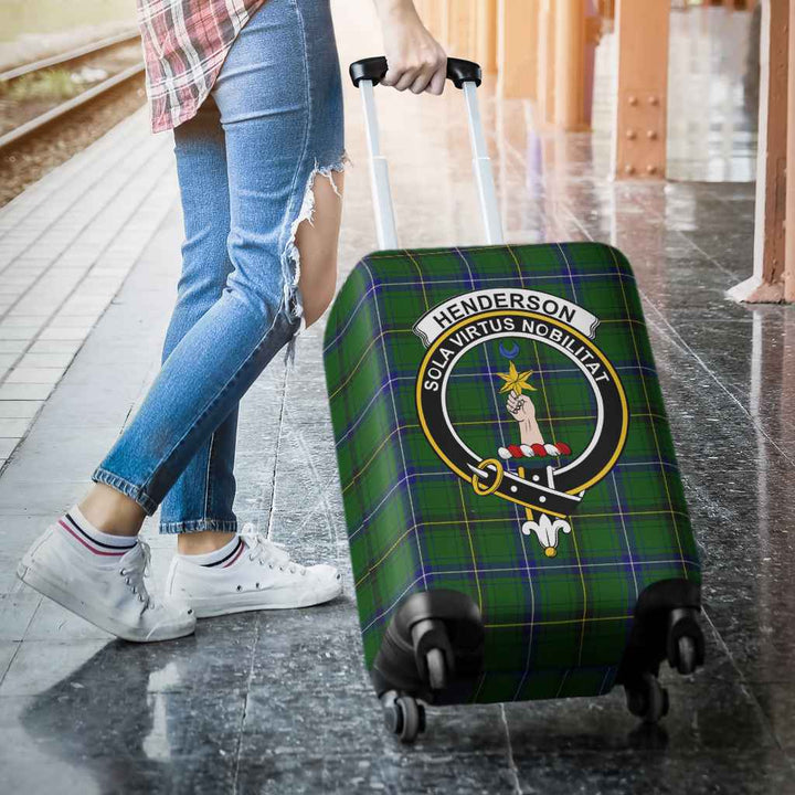 Scottish Henderson Clan Crest Tartan Luggage Cover Tartan Plaid 3