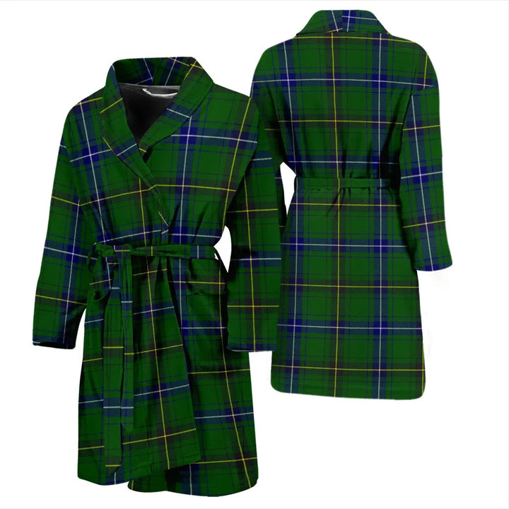 Scottish Henderson Modern Clan Tartan Bathrobe 3