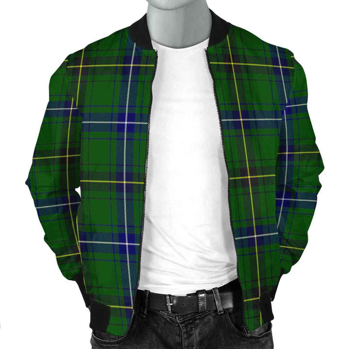 Scottish Henderson Modern Clan Tartan Bomber Jacket Tartan Plaid 2