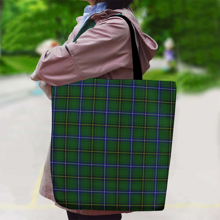 Scottish Henderson Modern Clan Tartan Canvas Bag With Shoulder Strap Tartan Plaid 2