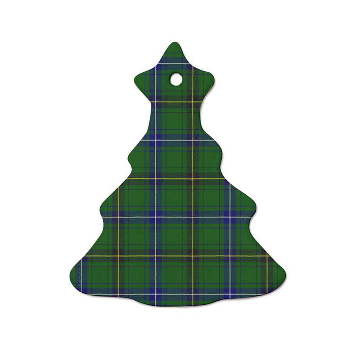 Scottish Henderson Modern Clan Tartan Ceramic Ornament  Tree Shape Tartan Plaid