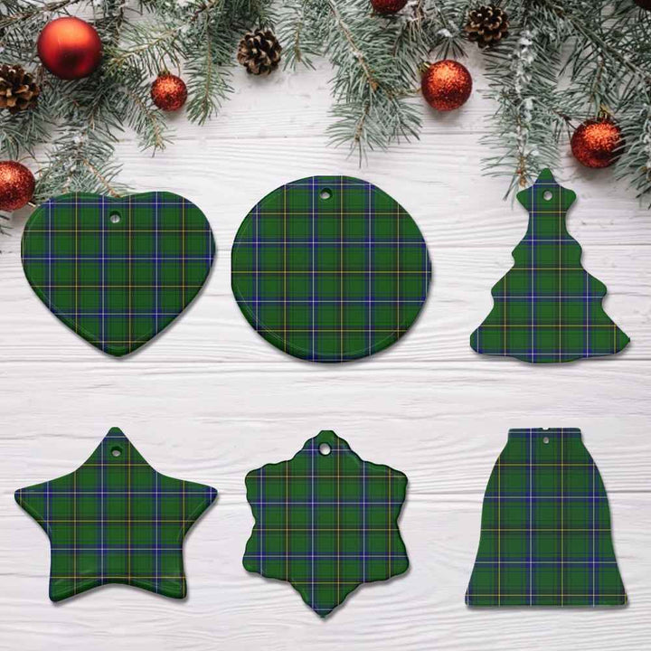 Scottish Henderson Modern Clan Tartan Ceramic Ornament All Tartan Plaid