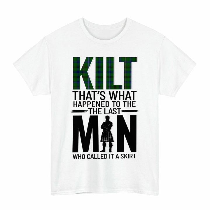 Scottish Henderson Modern Clan Tartan Funny Scotland Kilt T-Shirt Tartan Plaid White Color