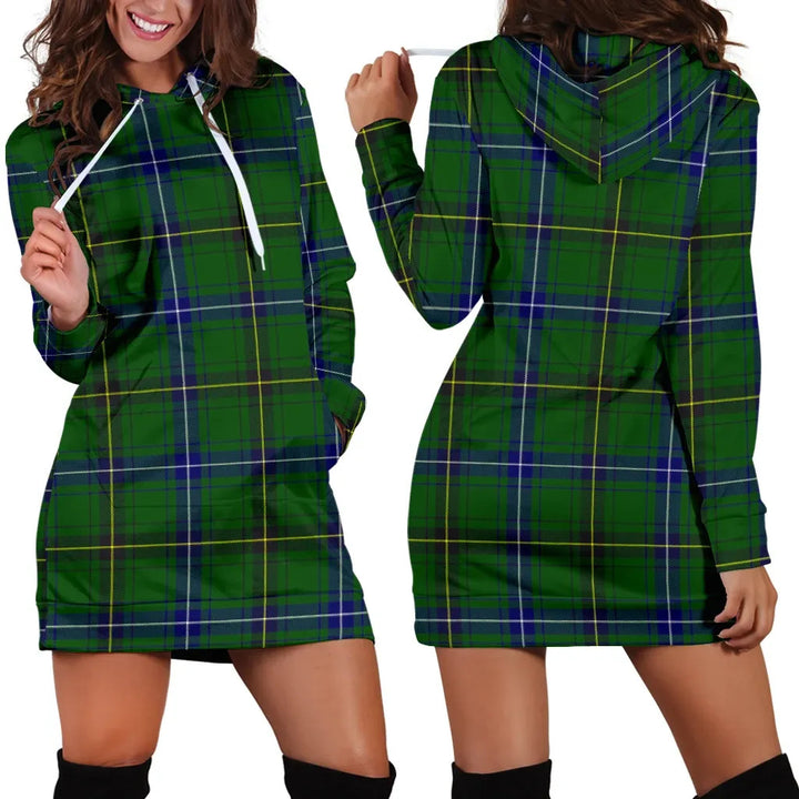 Scottish Henderson Modern Clan Tartan Hoodie Dress