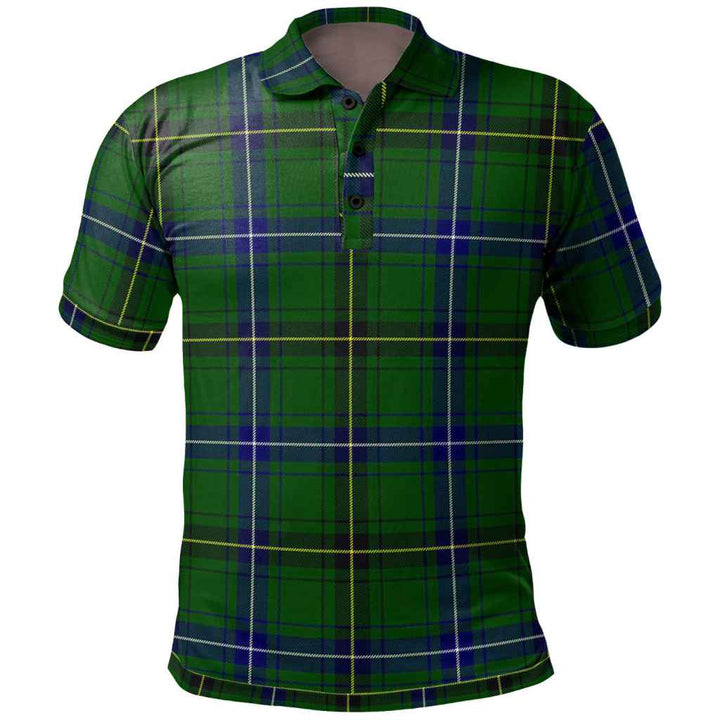 Scottish Henderson Modern Clan Tartan Polo Shirt Front Side Tartan Plaid