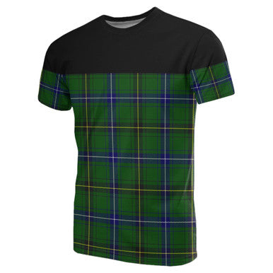Scottish Henderson Modern Clan Tartan T-Shirt Horizontal Style Front Side Tartan Plaid
