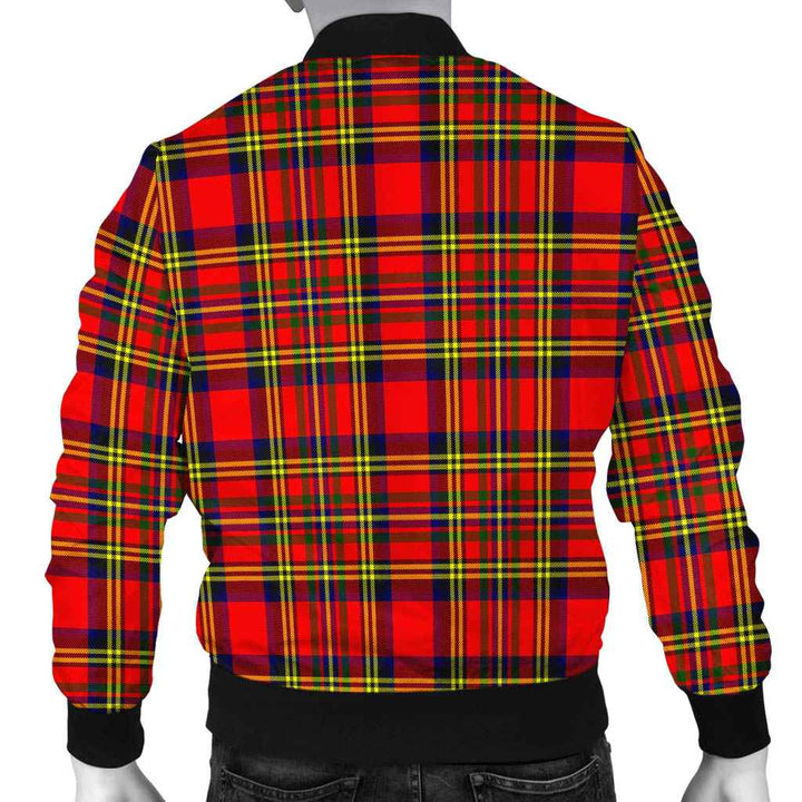 Scottish Hepburn Clan Tartan Bomber Jacket Tartan Plaid 3