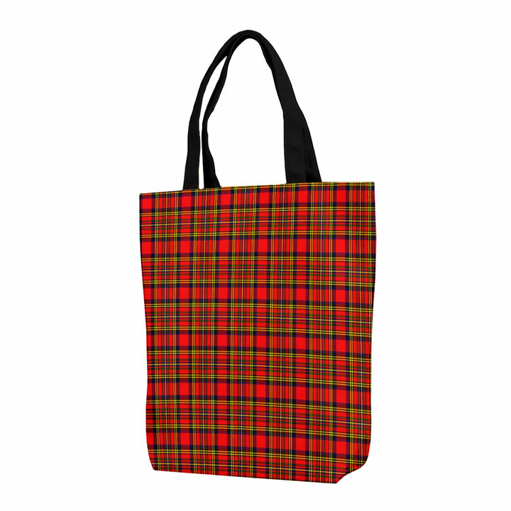 Scottish Hepburn Clan Tartan Canvas Bag With Shoulder Strap Tartan Plaid 1