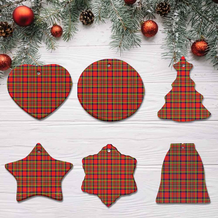 Scottish Hepburn Clan Tartan Ceramic Ornament All Tartan Plaid