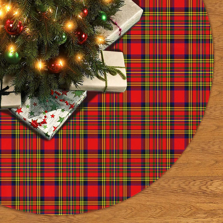 Scottish Hepburn Clan Tartan Christmas Tree Skirt No Tassels 2 Tartan Plaid
