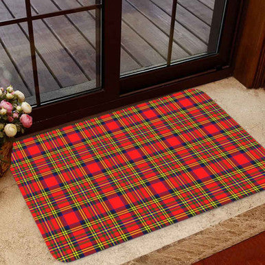 Scottish Hepburn Clan Tartan Door Mat Tartan Plaid 1