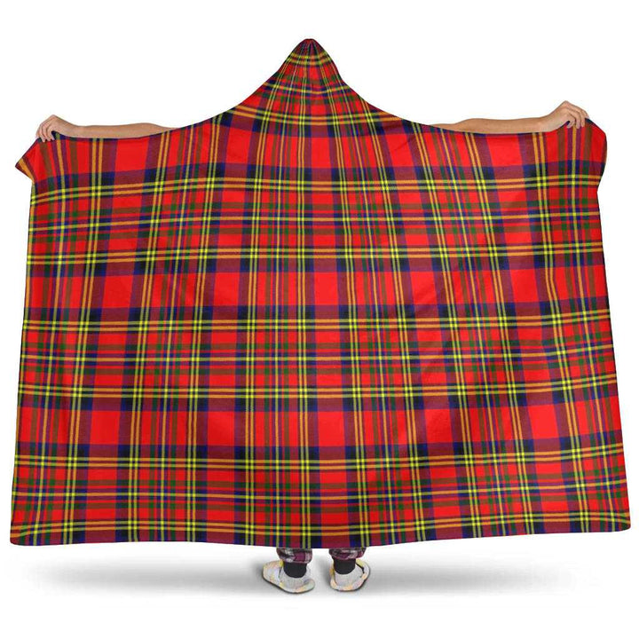 Scottish Hepburn Clan Tartan Hooded Blanket Tartan Plaid 1
