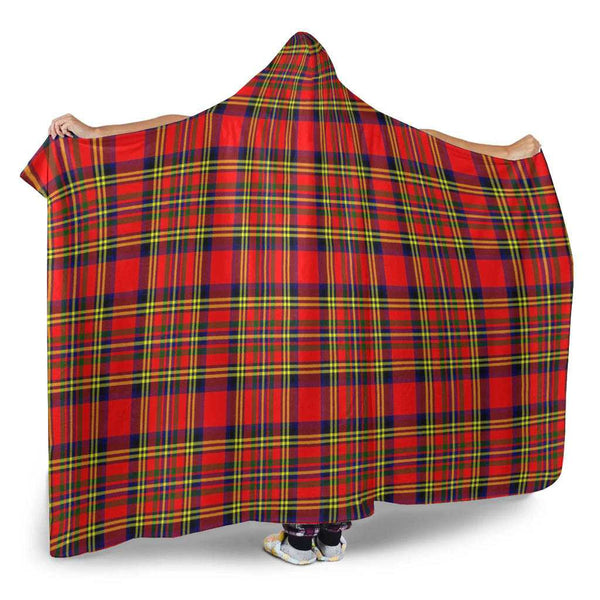 Scottish Hepburn Clan Tartan Hooded Blanket Tartan Plaid 2
