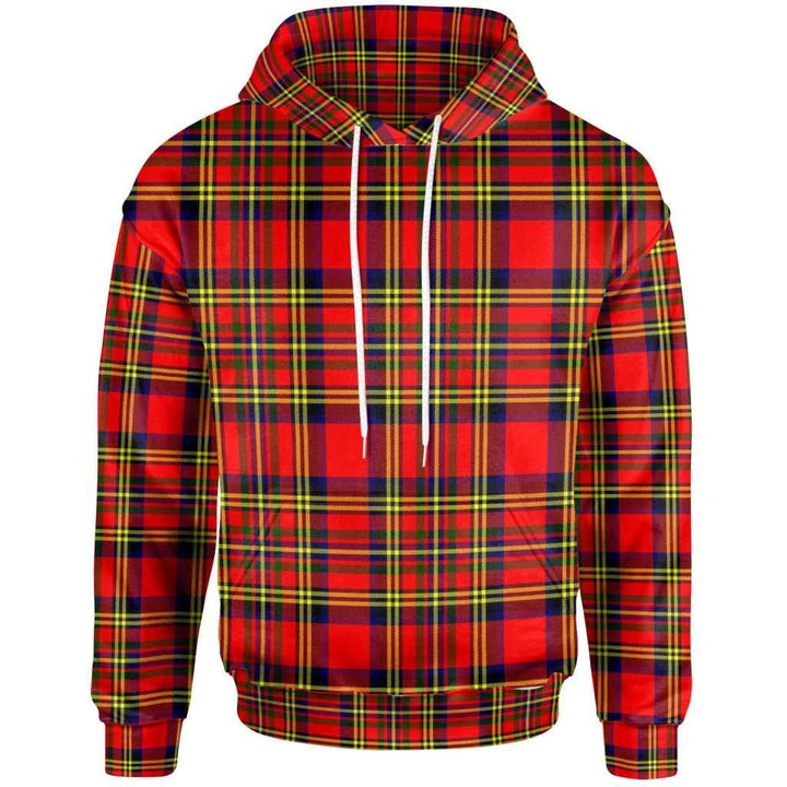 Scottish Hepburn Clan Tartan Hoodie Front Side Tartan Plaid