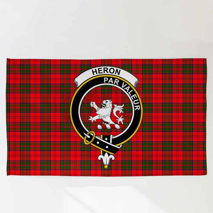 Scottish Heron Clan Crest Tartan Flag Parade Tartan Plaid 3
